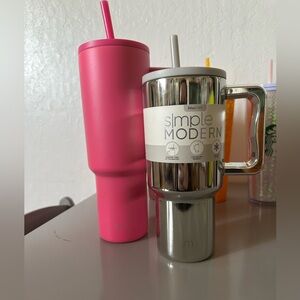 Simple modern tumblers